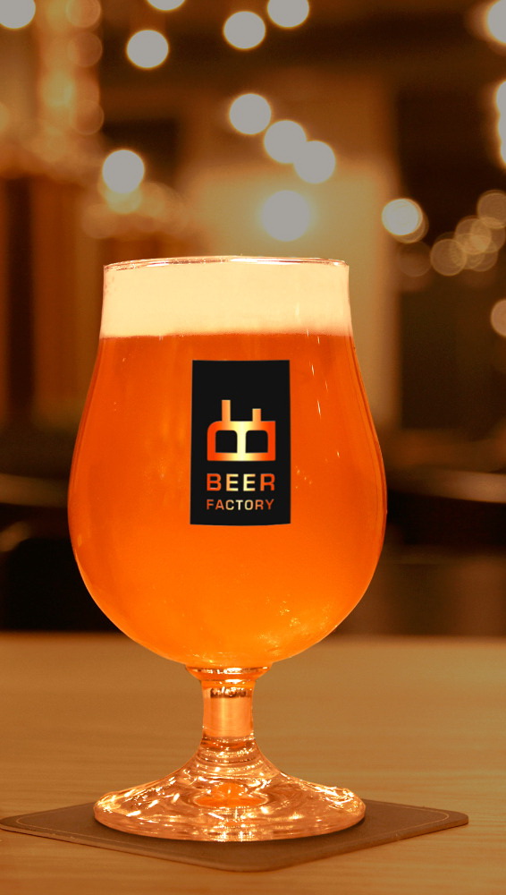 beer factory sklenice